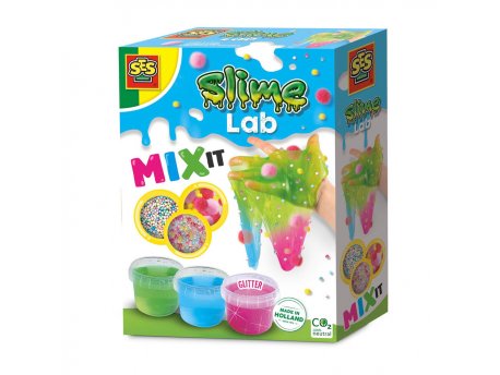 SES CREATIVE Slajm laboratorija sa gliterom