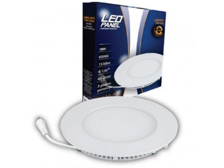 LUMAX LED panel high lumen frameless LUMUPO-24W 6500K Ugradni-Okrugli 2400 lm