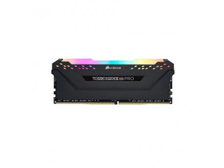 CORSAIR VENGEANCE RGB PRO 32GB (2 x 16GB) DDR4 DRAM 3600MHz C18 Memory Kit — Black CMW32GX4M2D3600C18