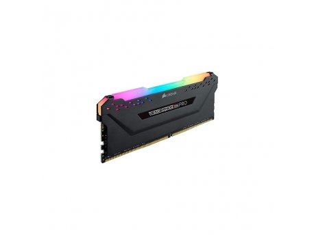 CORSAIR VENGEANCE® RGB PRO 32GB (2 x 16GB) DDR4 DRAM 3200MHz C16 Memory Kit — Black CMW32GX4M2E3200C16