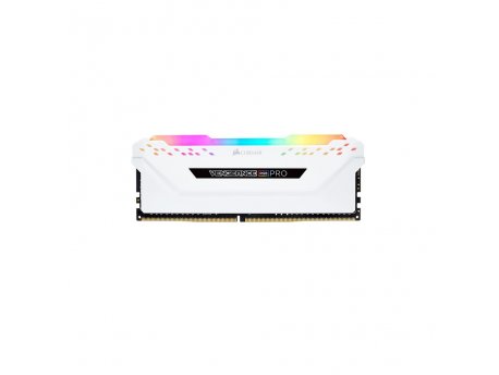 CORSAIR VENGEANCE RGB PRO 32GB (2 x 16GB) DDR4 DRAM 3200MHz C16 Memory Kit — White CMW32GX4M2E3200C16W