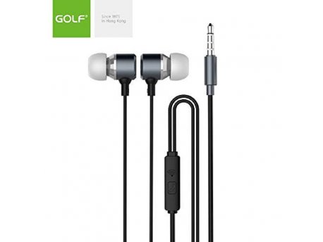 GOLF Bubice sa mikrofonom GF-M20, siva