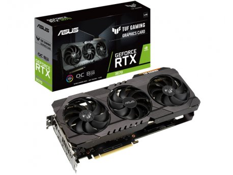 ASUS NVidia GeForce RTX 3070 V2 OC 8GB 256bit TUF-RTX3070-O8G-V2-GAMING