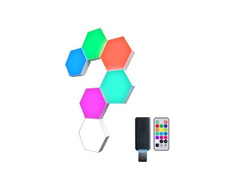 NINGBO Heksagon RGB LED SET  PLF017A