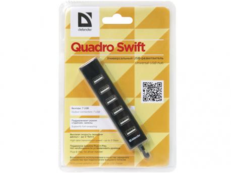 DEFENDER USB Hub 7 ports 2.0 Quadro SWIFT