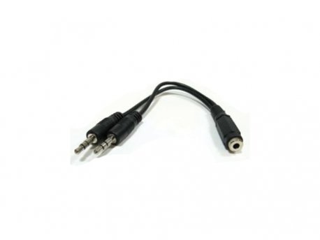 Xwave Y kabl sa AUX-a (stereo + mic (zenski)) na 2 muska stereo i mic
