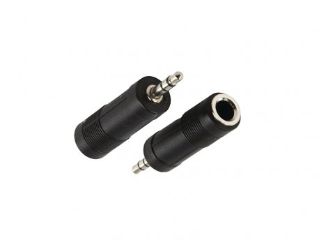 Xwave Adapter sa 6.33mm stereo(ženski) na 3.5mm stereo bananicu (muški)/bulk/crni