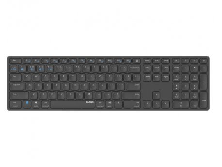 RAPOO E9800M USB US tastatura tamno siva
