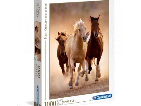 CLEMENTONI PUZZLE PZL 1000 hqc running horses