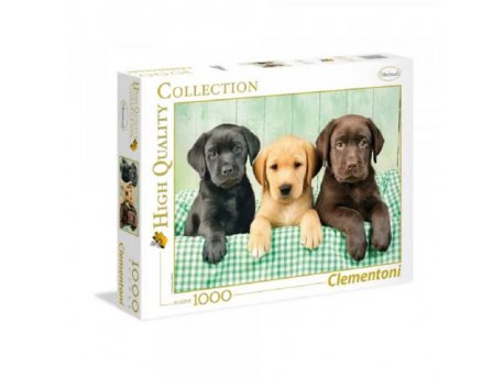 CLEMENTONI PUZZLE PZL 1000 LABRADOR-THREE LABS HQC