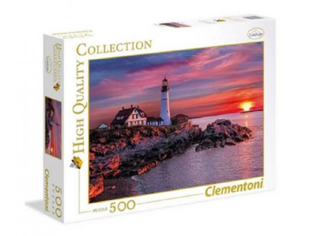 CLEMENTONI Puzzle pzl 500 hqc portland head light ( CL35049 )