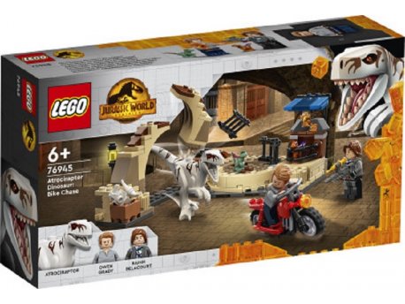 LEGO Jurassic world atrociraptor dinosaur: bike chase ( LE76945 )
