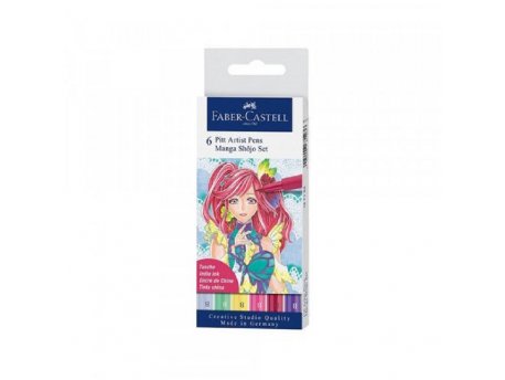 FABER-CASTELL Pitt Art set Manga 1/6 167155