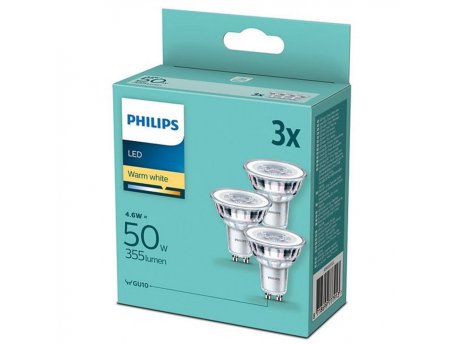 PHILIPS PS734 LED Classic sijalica 4.6W (50W) GU10 WW 36D ND 3PF/8-DISC