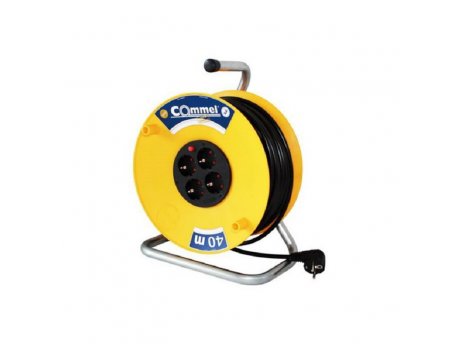 COMMEL Kabl sa motalicom PVC bubnj 300mm monofazna 40m H07RN-F 3G2,5 C0983