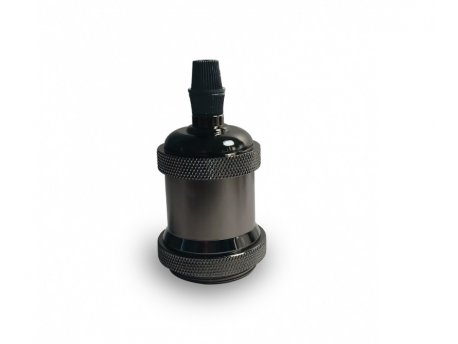 RUSTIK GRLO E27 CRNI HROM E27F519-2A 4A
