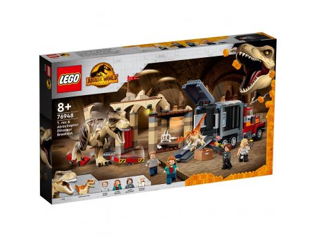 LEGO 76948 Bekstvo dinosaurusa T-reksa i atrociraptora