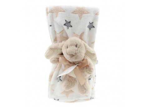 DEXY CO SWEET DREAMS baby set zvezdice/zeka, BEŽ
