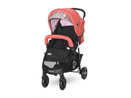 LORELLI BERTONI Kolica Martina black/ginger orange + footcover (2021)