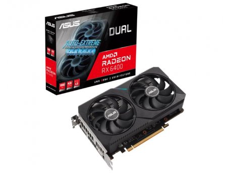ASUS AMD Radeon RX 6400 4GB DUAL-RX6400-4G