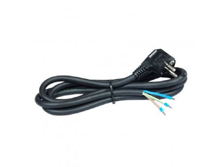 COMMEL Priključni kabl 16A 250V 3500W crni 1,5m H05RR-F 3G2,5 C0631