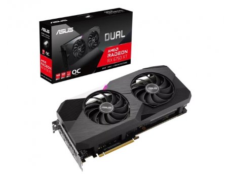 ASUS AMD Radeon RX 6750 XT 12GB 192bit DUAL-RX6750XT-O12G