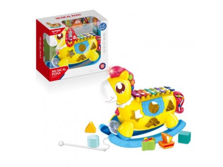 HK MINI Zanimljiva muzička igračka konjić