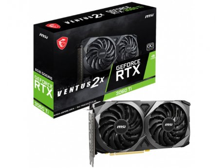 MSI NVidia GeForce RTX 3060 Ti 8GB 256bit RTX 3060 Ti VENTUS 2X 8G OCV1 LHR