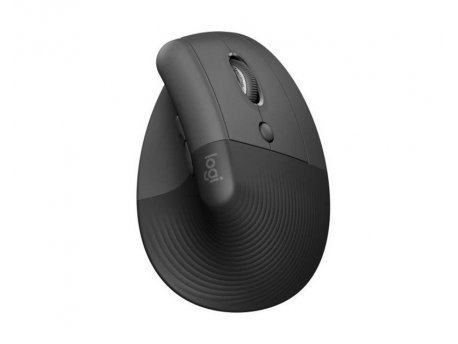 LOGITECH Lift Vertical Ergonomic Wireless miš crni