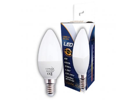 LUMAX LED sijalica E14 – 6W 6500