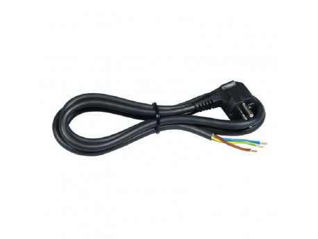 COMMEL Priključni kabl 16A 250V 3500W, crni, 2m H05VV-F 3G1,5 C0515