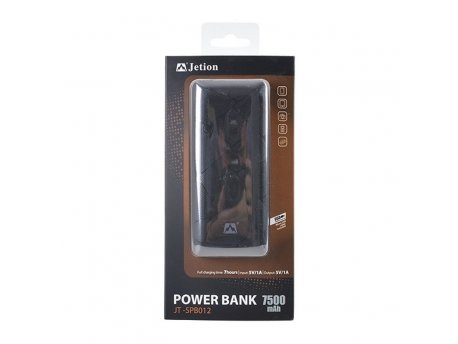 POWERBANK JT- SPB012, eksterna baterija, 7500mAh, crna 3826