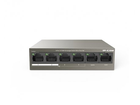 IP-COM F1106P-4-63W 6-Port 10/100M Unmanaged Switch With 4-Port PoE