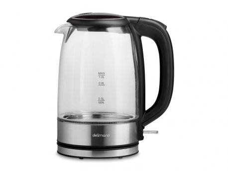 DELIMANO Dolcevita Glass Kettle 1l, 110069942