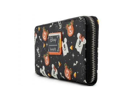 Loungefly Disney Spooky Mice Candy Corn Zip Around Wallet
