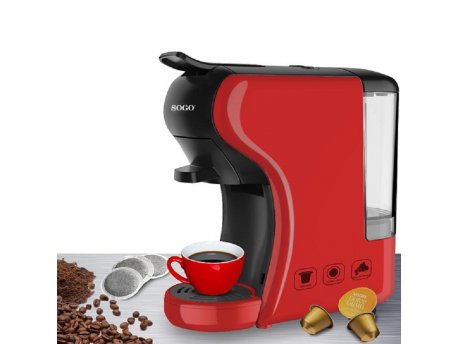 Sogo Aparat za kafu CAF-SS-5675-R (3u1 kompatibilan : Nespresso, Dolce Gusto, Espresso)