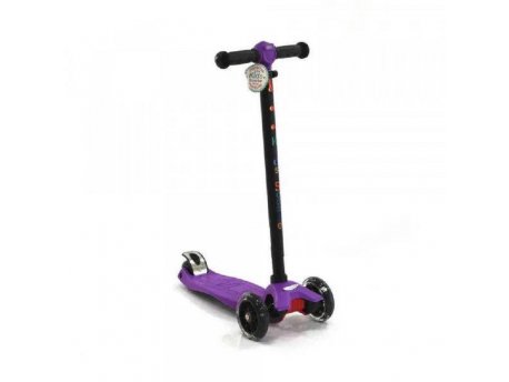 KIDS TROTINETI Master Trotinet LED Violet Crni MSK017VC