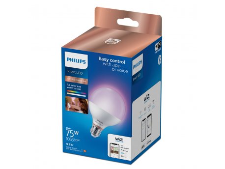 PHILIPS Led sijalica SMART PHI WFB 75W G95 E27 922-65 RGB 1PF/6