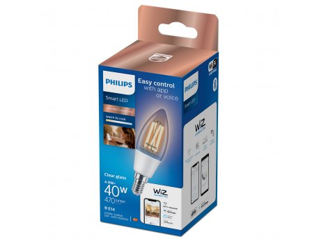 PHILIPS Led sijalica SMART PHI WFB 40W C35 E14 927-65 CL 1PF/6
