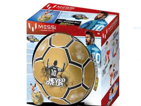 MESSI Pro Training Lopta Never Give Up Zlatna MK109A3