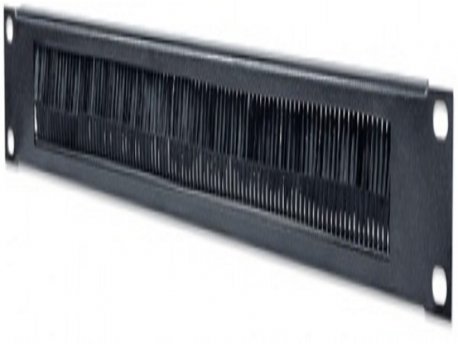 INTELLINET Rack uvodnok kablova 19'' 1U sa metlicom crni 064-0103