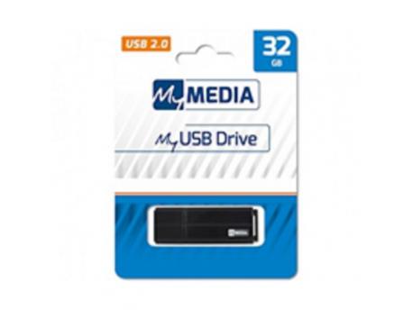 MYMEDIA USB flash 32GB 2.0 black, 041-0229