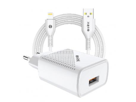 S-LINK Punjač za telefon Lightning SL-EC40L, 18229