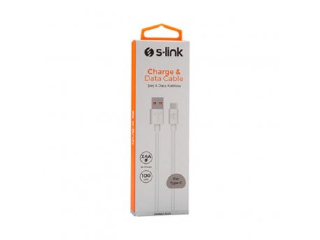 S-LINK Kabl usb-tip-c 1m 3a sl-x243 beli-31621, 16499