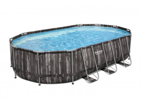 BESTWAY Ovalni bazen Power Steel 610 cm x 366 cm x 122 cm