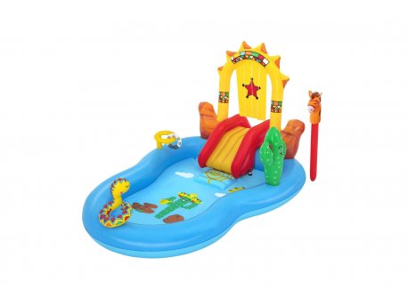 BESTWAY Dečiji bazen Divlji zapad 53118 - 264 cm x 188 cm x 140 cm