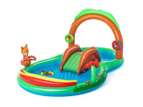 BESTWAY Bazen za decu 2,95 m x 1,99 m x 1,3 m Frendly Woods Play Center