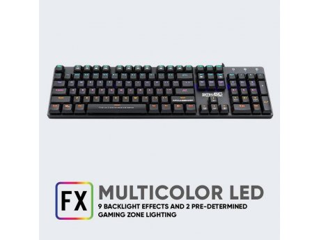 ARMAGGEDDON Sonicgear SMK-6C Psychfalconet Blue Switch Low-Profile, mehanička tastatura