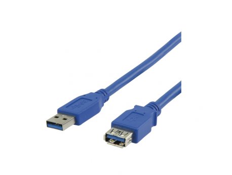 NEDIS USB 3.0 kabel 1m USBT3.0A/A-1/BL