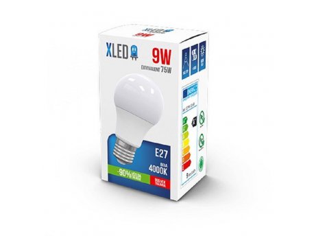 XLED Led Sijalica, E27 -9W, 220V, Bela, 4000K
